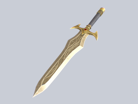 Fantasy dagger 3D 模型