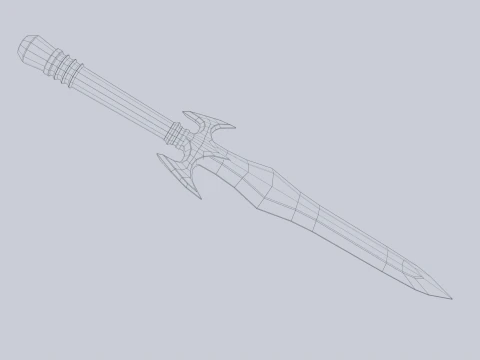 Dague fantastique Modèle 3D