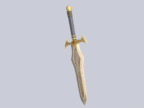 Dague fantastique Modèle 3D