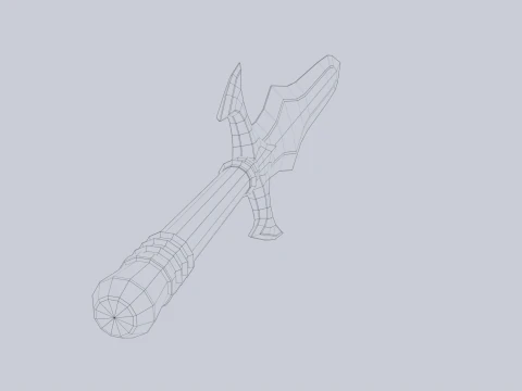 Dague fantastique Modèle 3D