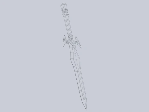 Dague fantastique Modèle 3D