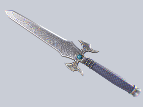 Fantasy dagger 3D Model