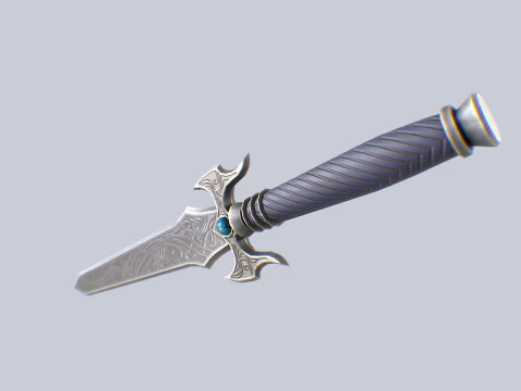 Fantasy dagger 3D Model