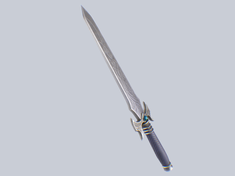 Fantasy dagger 3D मॉडल