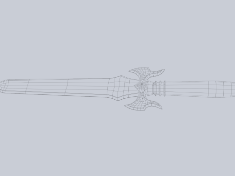 Fantasy dagger 3D मॉडल