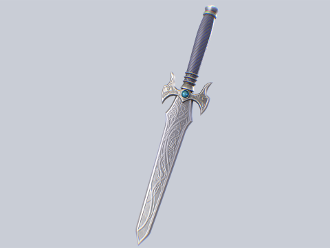 Fantasy dagger 3D मॉडल