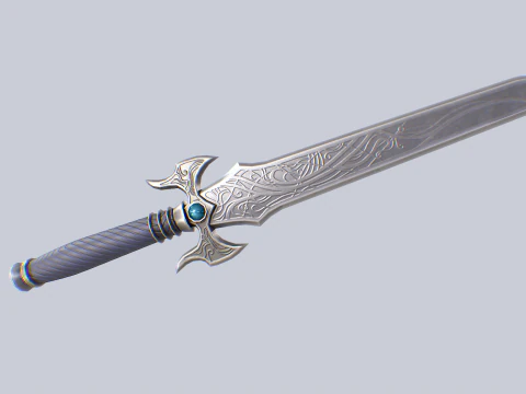 Fantasy dagger 3D Model