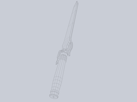 Fantasy dagger 3D मॉडल