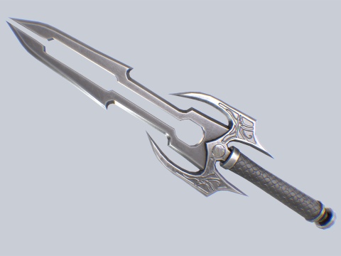 Fantasy dagger 3D Model