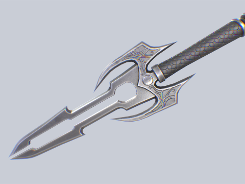 Fantasy dagger 3D Model
