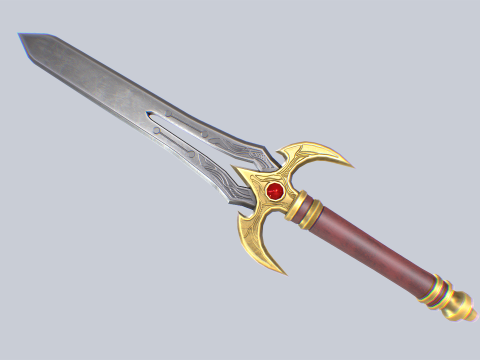 Fantasy dagger 3D Model