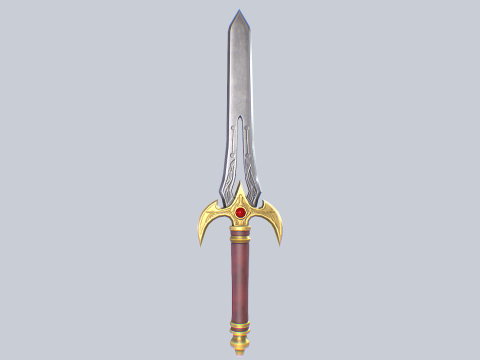 Fantasy dagger 3D Model