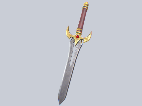 Fantasy dagger 3D Model