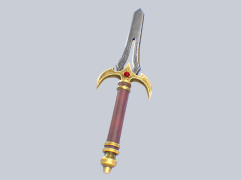 Fantasy dagger 3D Model