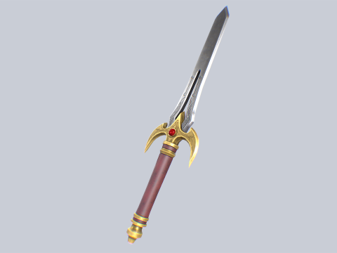 Fantasy dagger 3D Model