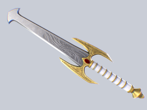 Fantasy dagger 3D Model