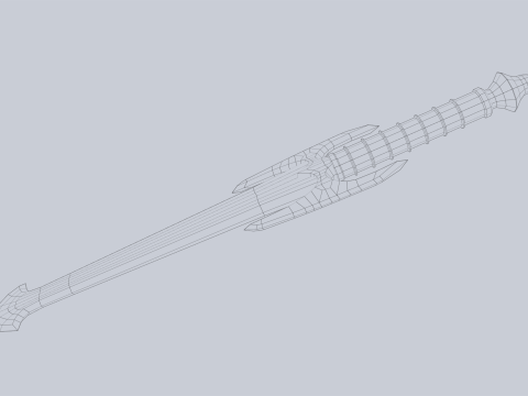 Fantasy dagger 3D Модель