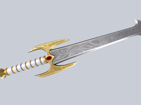 Fantasy dagger 3D Модель