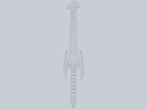 Fantasy dagger 3D Модель