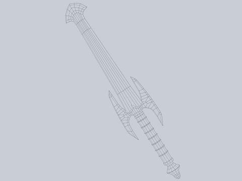 Fantasy dagger 3D Модель