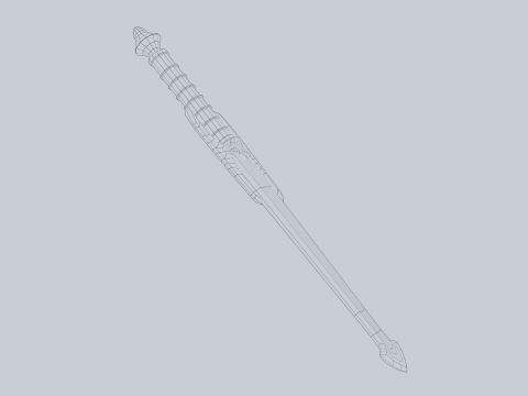 Fantasy dagger 3D Модель