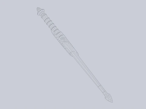 Fantasy dagger 3D Model