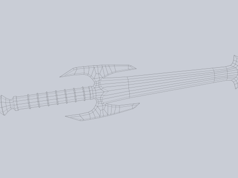 Fantasy dagger 3D Модель