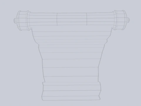Gulir fantasi Model 3D