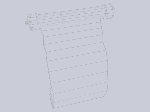 Gulir fantasi Model 3D
