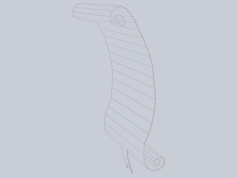 Fantasy scroll 3D Model