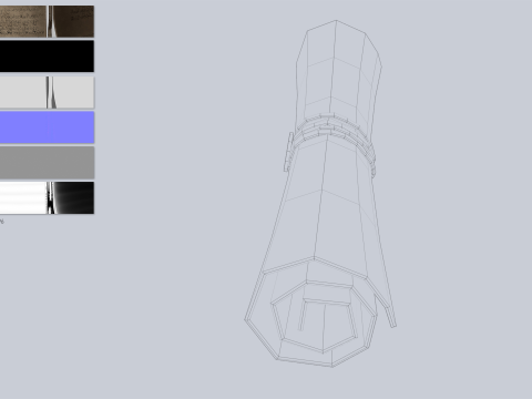 Fantasy scroll 3D Модель