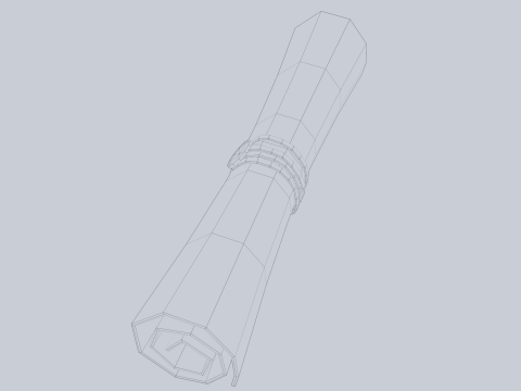 Fantasy scroll 3D Модель