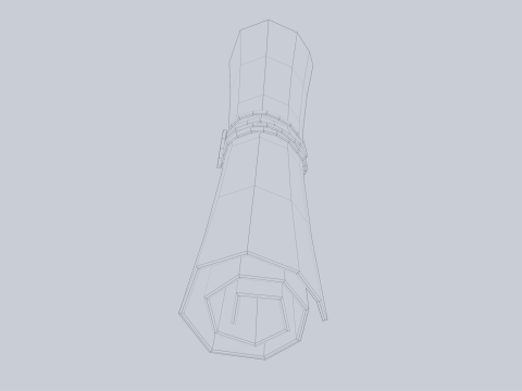 Fantasy scroll 3D Модель