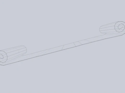 Fantasy scroll 3D Model