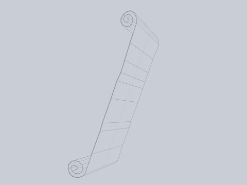 Fantasy scroll 3Dモデル