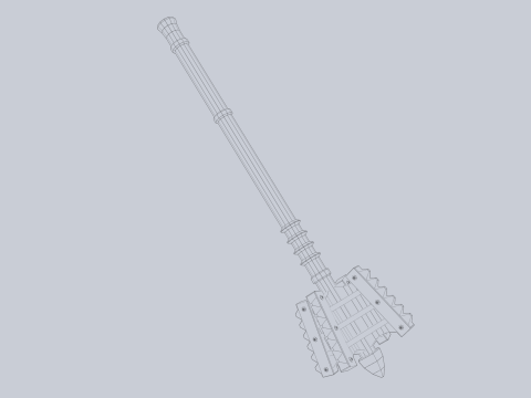 Blunt mace Modelo 3D