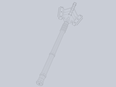 Blunt mace Modelo 3D
