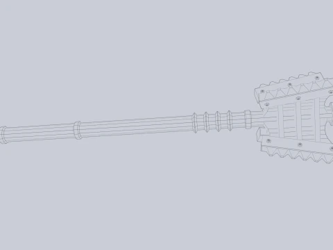 Gada tumpul Model 3D