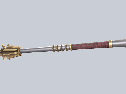 Blunt mace 3D Modell