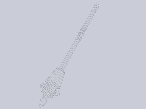 Blunt mace 3D Model