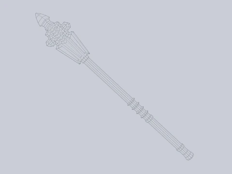 Blunt mace 3D Model