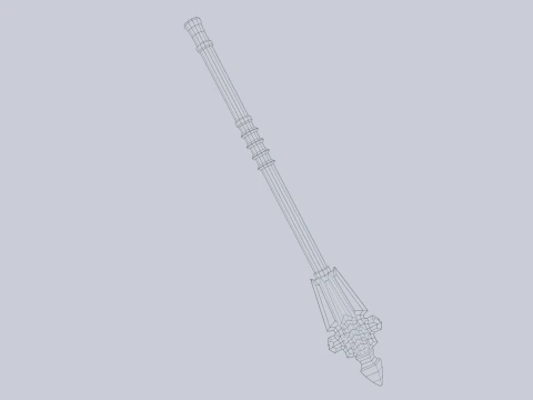 Blunt mace 3D Model