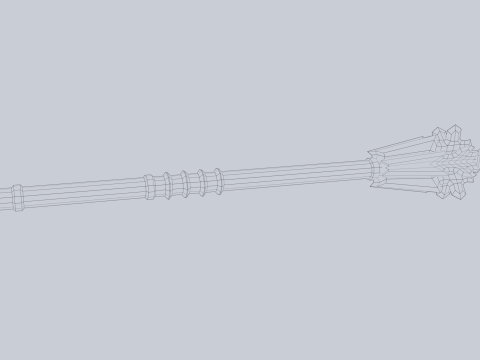 Blunt mace 3D Modell