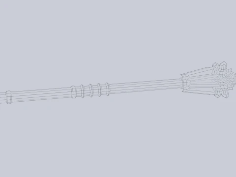 Blunt mace 3D Model