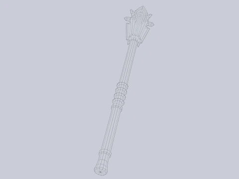 Blunt mace 3D Model