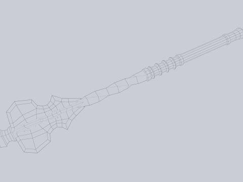 Blunt mace 3D Model