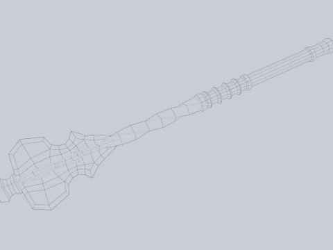 Ma&ccedil;a cega Modelo 3D