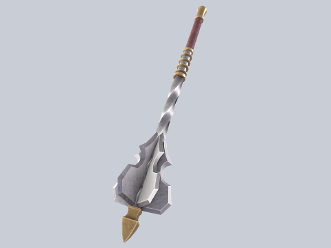 Blunt mace 3D Model