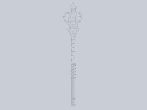 Blunt mace 3D Model
