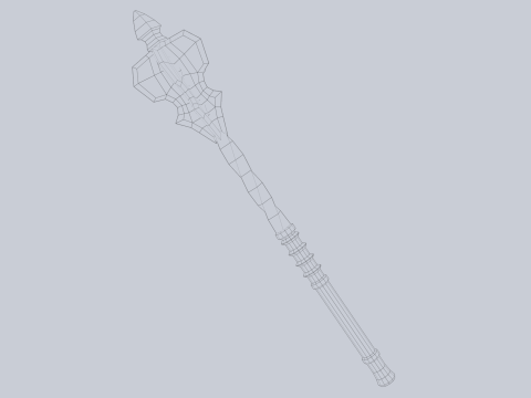 Blunt mace 3D Model
